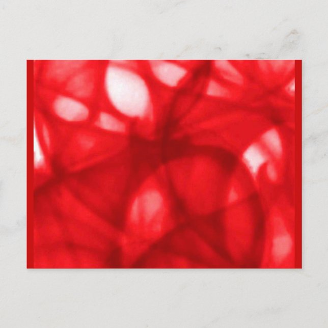 red_batik_pattern postcard (Front)