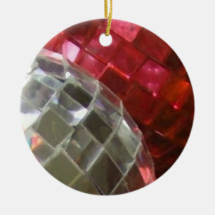 Red Baubles detail ornament