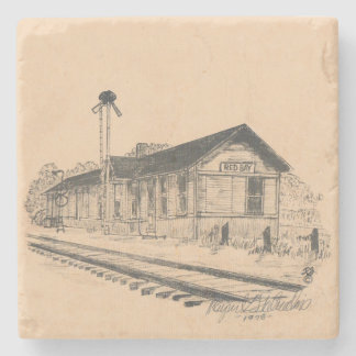 RED BAY DEPOT MARBLE STONE COASTER