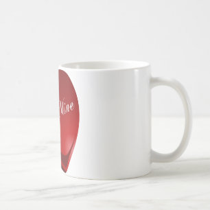 Red Be Mine Heart Coffee Mug