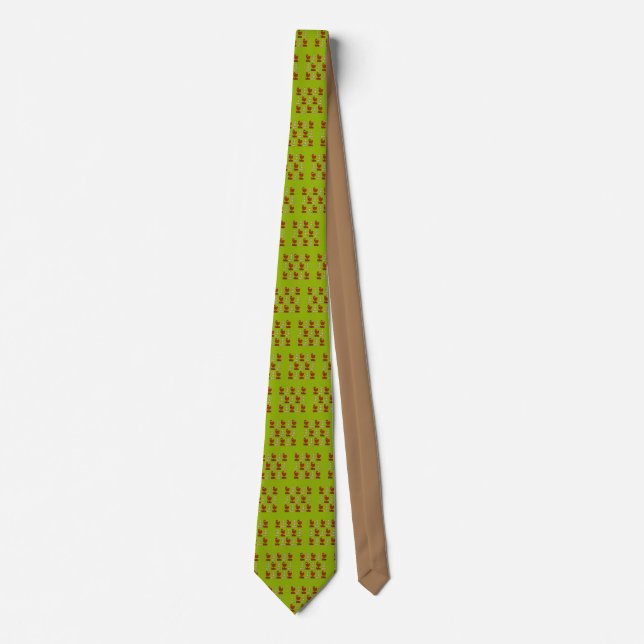 Red Beans and Rice Neck Tie (Front)