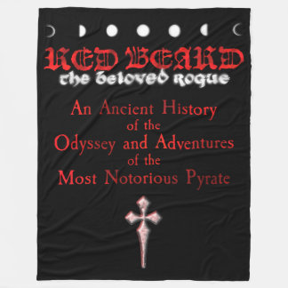 Red Beard large throw blanket