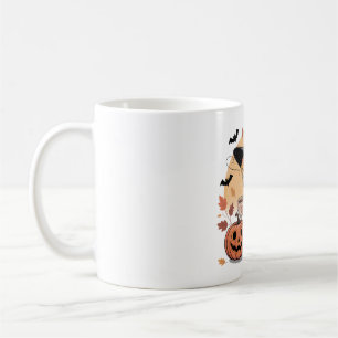 Red Bearded Dragon Halloween Witch Art Coffee Mug