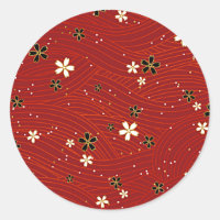 Red Beauty, decorative floral design,