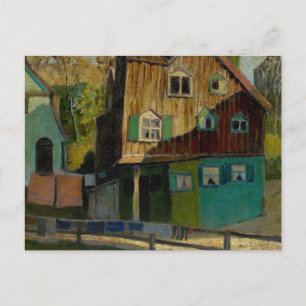 Red Bedding by Grant Wood Postcard