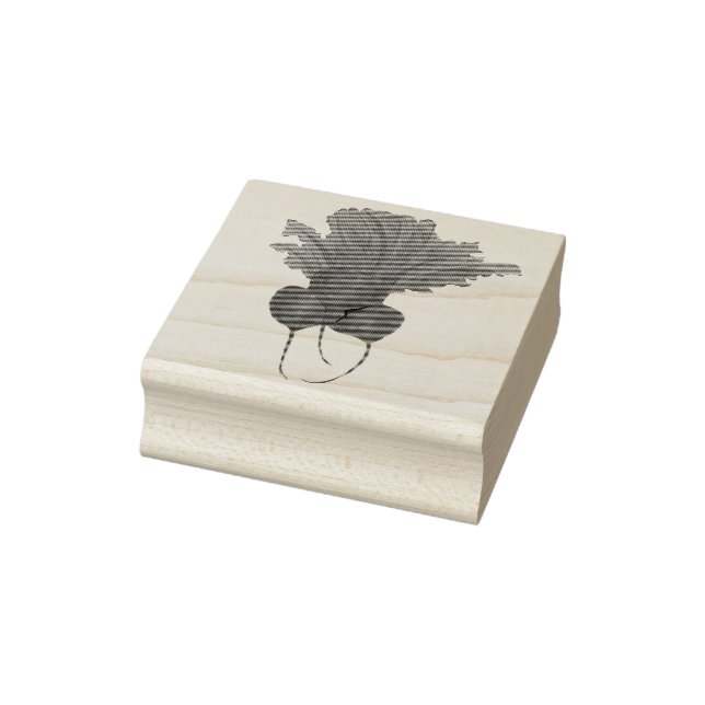 Red Beet Bunch Garden Vegetable Beetroot Foodie Rubber Stamp (Stamp)