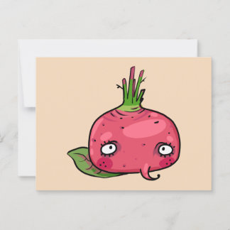 Red Beete beet Postcard