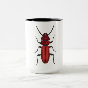 Red beetle mug