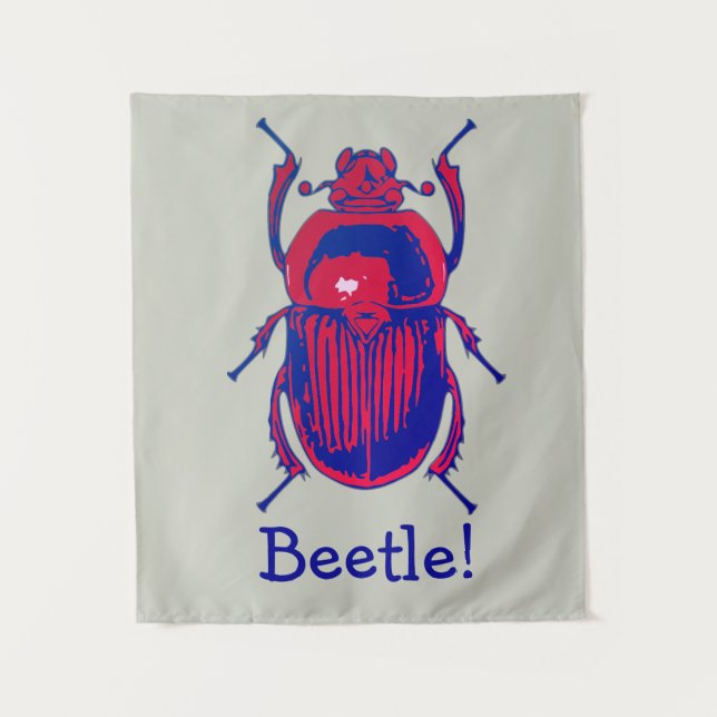 Red beetle tapestry (Front)