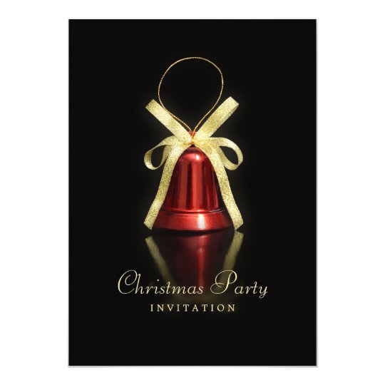 Red Bell Christmas Party invitation