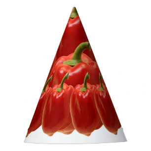 Red Bell Pepper. Fresh from the market Party Hat