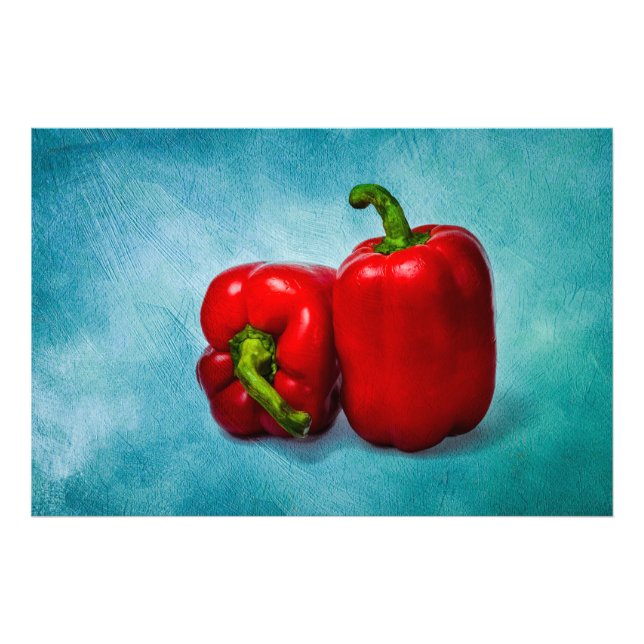 Red Bell Peppers Photo Print (Front)