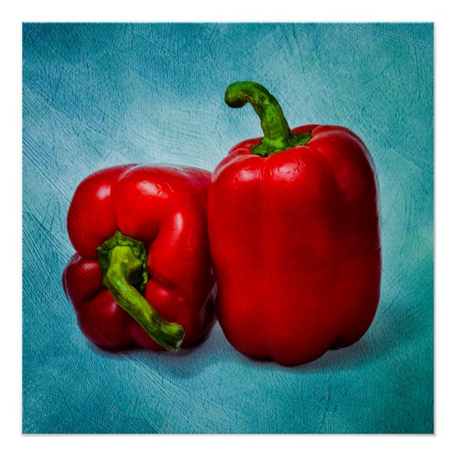 Red Bell Peppers Poster (Front)