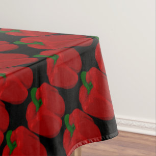 Red Bell Peppers Tablecloth