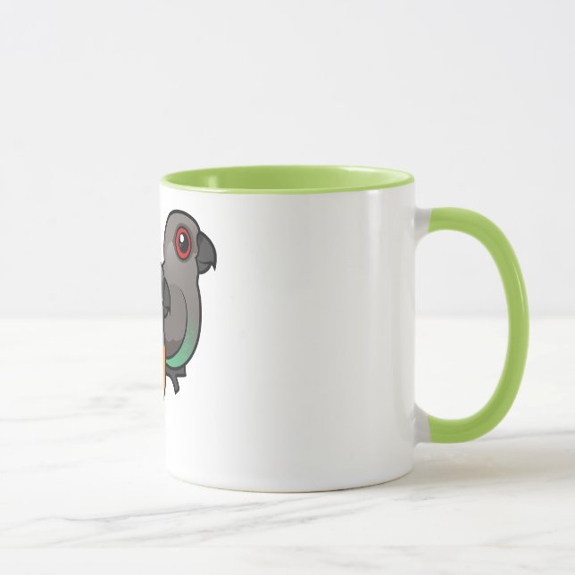 Red-bellied Parrot Pair Mug (Right)