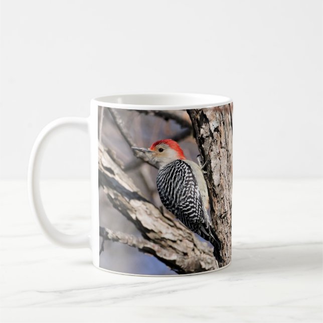 Red-bellied Woodpecker III Coffee Mug (Left)