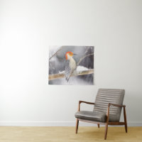 Red-Bellied Woodpecker Painting Original Bird Art