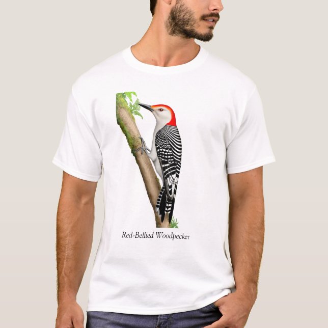 Red Bellied Woodpecker Wild Bird Shirt (Front)