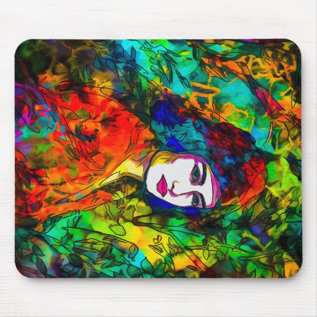 Red Beret Mouse Mat (Front)