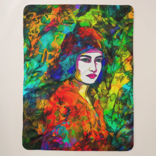 Red Beret Sherpa Blanket