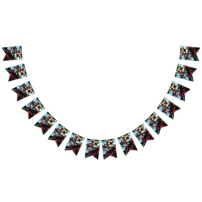 Red berries bunting  (All)