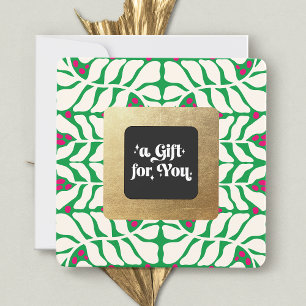 Red Berries Christmas  Gift Certificate