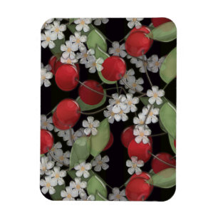 Red berries magnet