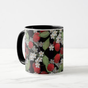 Red berries mug