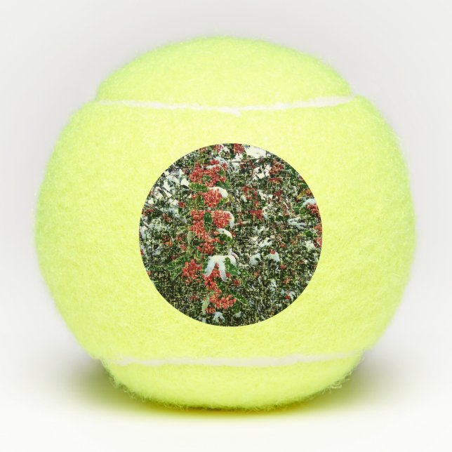 Red berries tennis balls (Front)