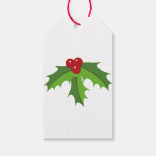 Red Berry Holly Gift Tags