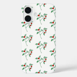 red berry plant iPhone 16 case
