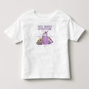 Red Berry Smoothie Vibes Toddler T-Shirt