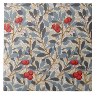 Red Berry Tree, William Morris Tile