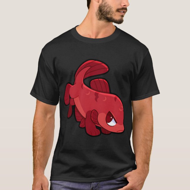 Red Betta Marketable Fish T-Shirt (Front)