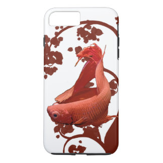 Red Betta Siamese Fighting Fish iPhone 8 Plus/7 Plus Case