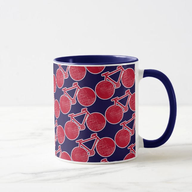 Red Bicycle Mug (Right)