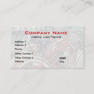 Red Bicycles Business Card