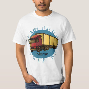 Red Big Rig Truck T-Shirt