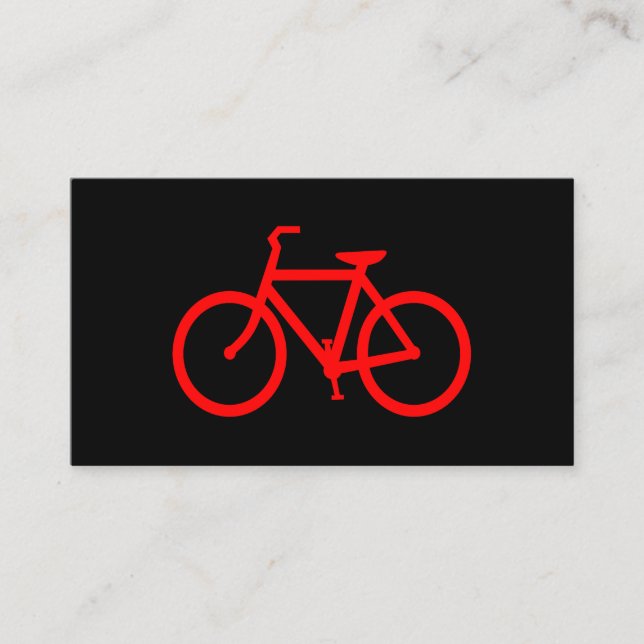 Red Bike Business Card (Front)