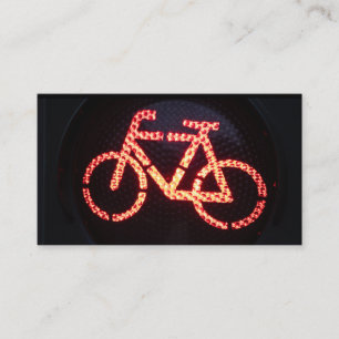 Red Bike for Bicycle Repair Shops Bike Repair Business Card