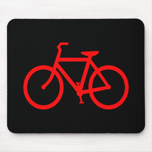 Red Bike Mouse Mat (Front)