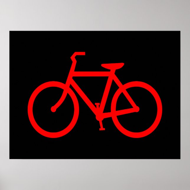 Red Bike Poster (Front)