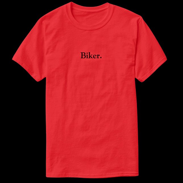 Red biker t-shirt - Motorcycle  (Creator Uploaded)