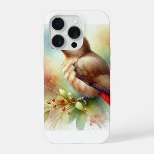 Red billed Oxpecker 110924AREF110 - Watercolor iPhone 15 Pro Case