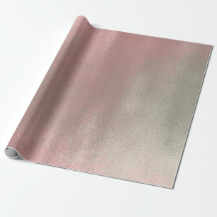 Red Bin Rose Blush Mint Green Grey Glass Ombre Wrapping Paper