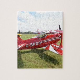 Red Biplane Jigsaw Puzzle