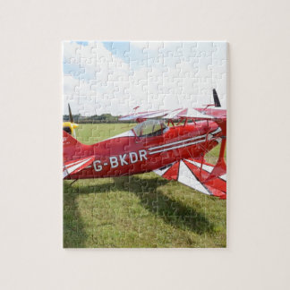 Red Biplane Jigsaw Puzzle
