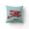 red biplane kids room toss pillow