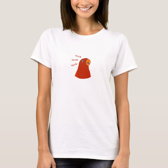 Red birb "GUMI" wuewuewue.... T-Shirt (Front)
