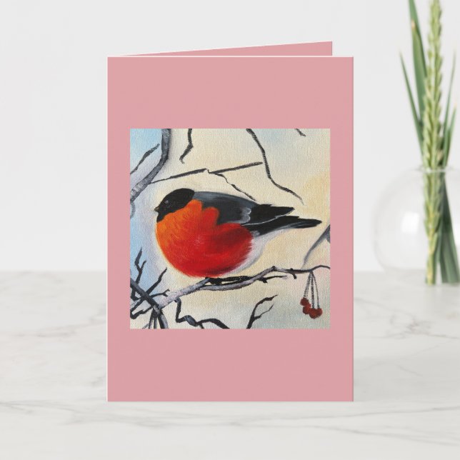 Red bird  card (Front)
